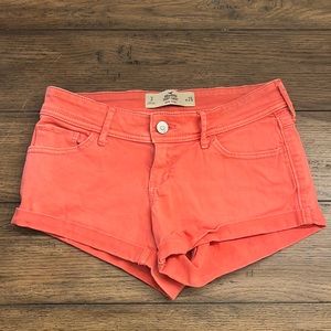 Orange Hollister Shorts